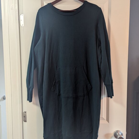 Universal Standard Bree Sweatshirt Dress in Deep Sea Size S (14/16) - Picture 2 of 4